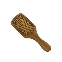 Natural High Quality Wooden Hair Detangling Brush Bamboo Hair Brush with Bamboo Bristle for Women & Men Scalp Massager